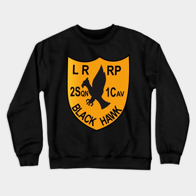 2nd Squadron, 1st Cav Regt  LRRP - Black Hawk Crewneck Sweatshirt by twix123844